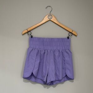 Pink Lily Lavender High Waist Women's Shorts